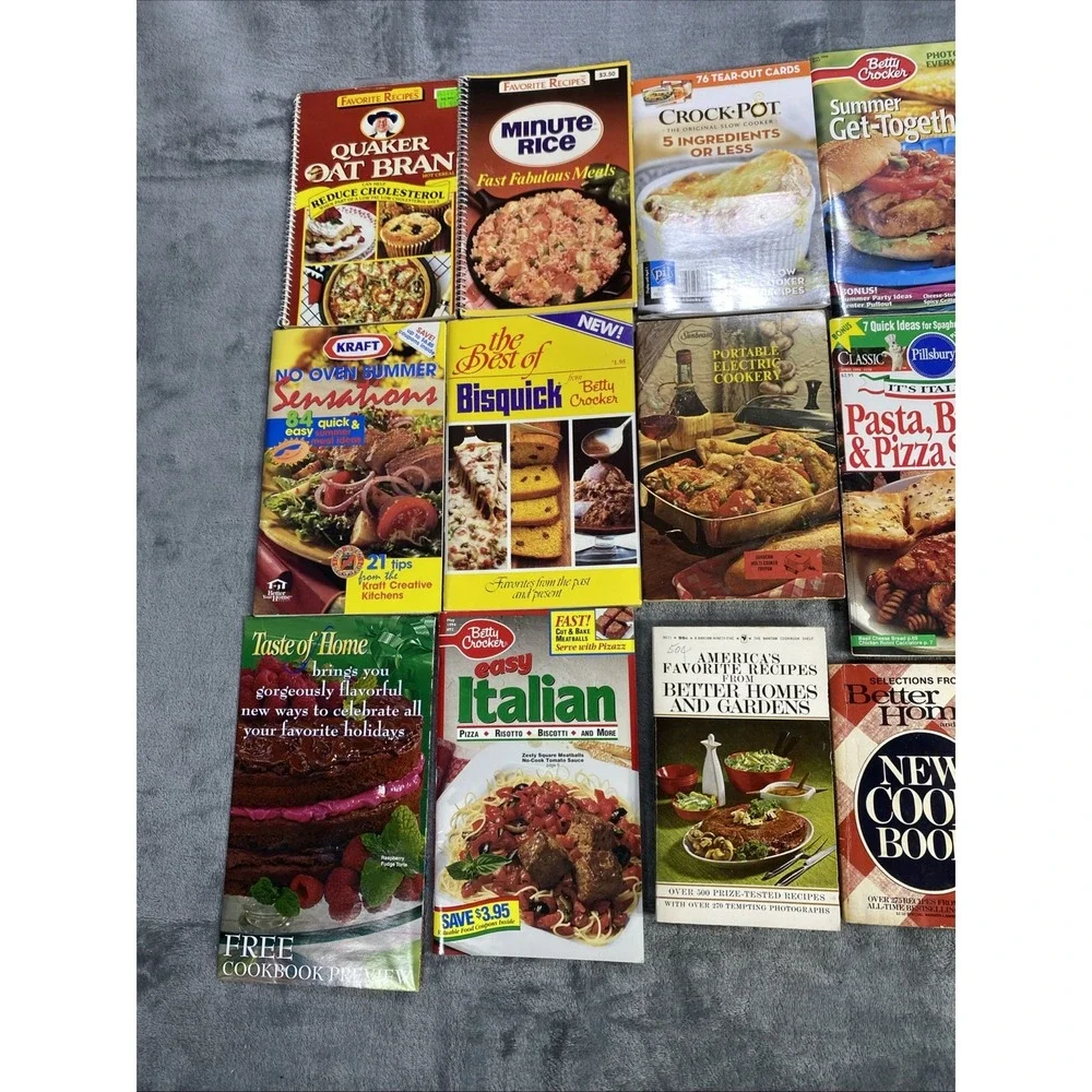 Vintage Recipe Cook Book Magazine Lot of 27 Pillsbury Taste of Home BettyCrocker